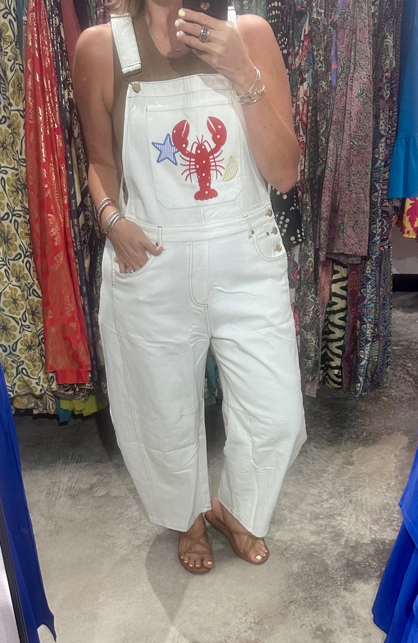 White Barrel Overall