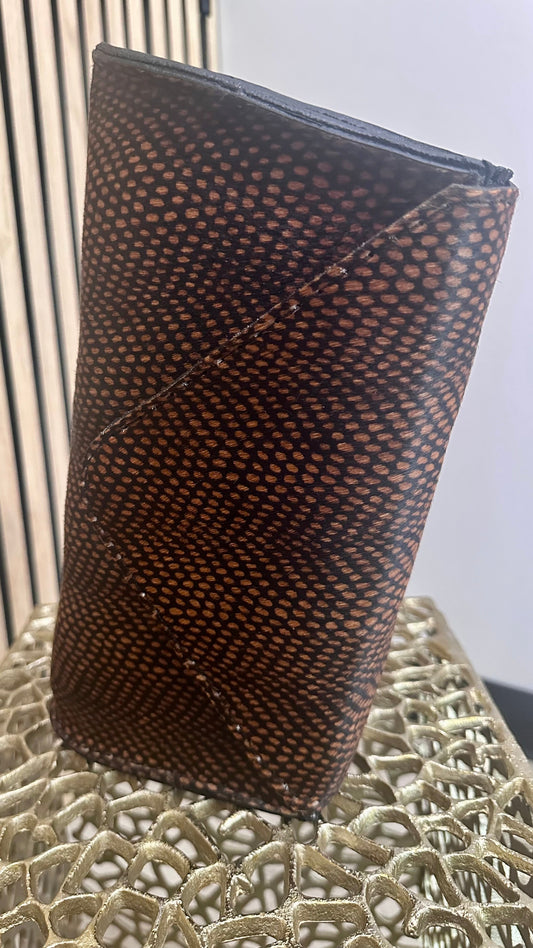 Snake Print Clutch