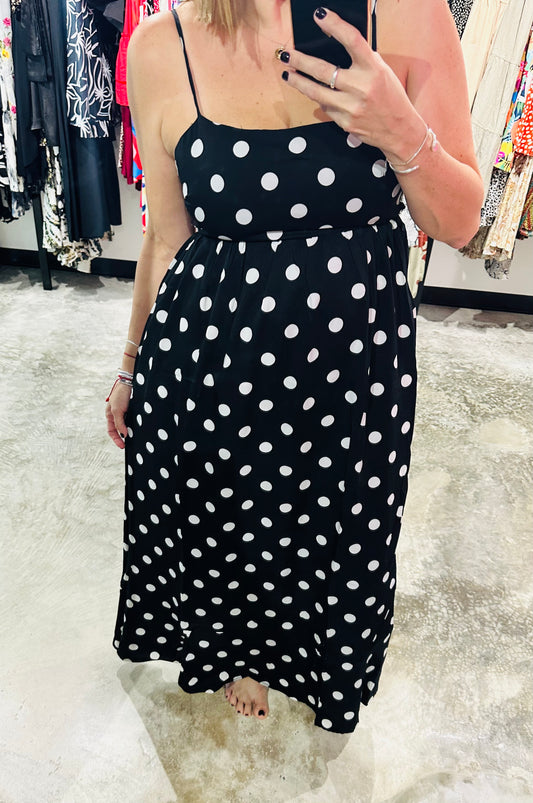 Polkadot  Maxi Dress