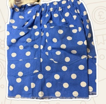 Polka Dot Print Shorts - A