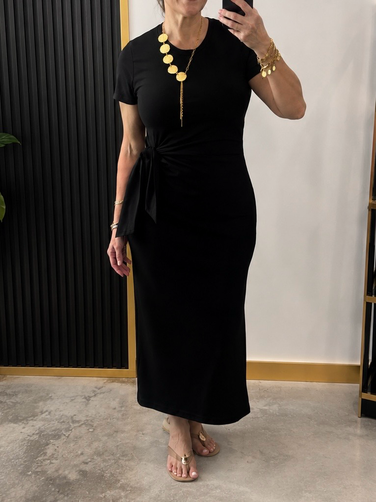 Tie on Front Midi Dress Assorted
