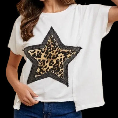 Pre Order - Leopard Knit Top