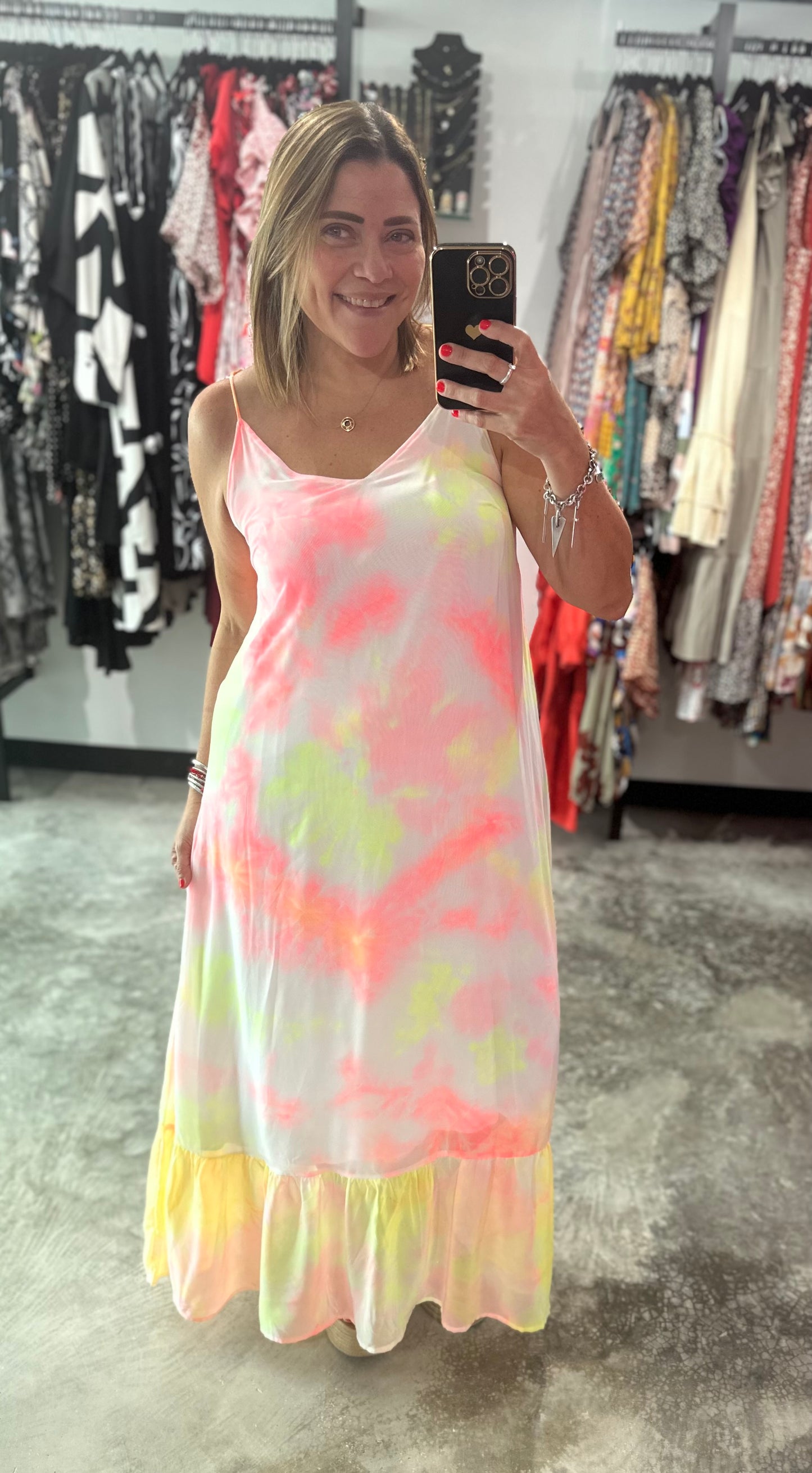 Tie-Dye Maxi Dress