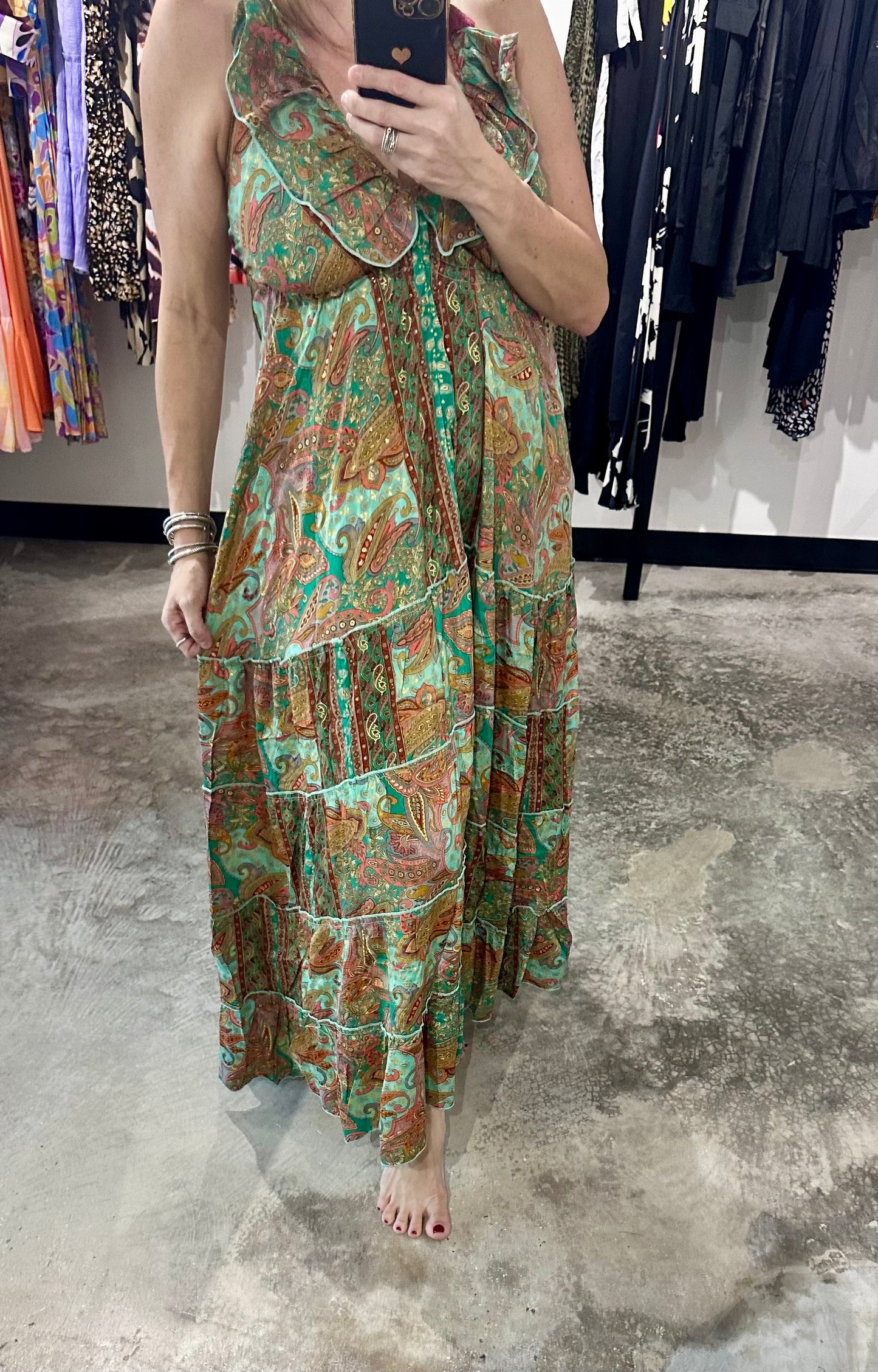 One Size Halter Maxi Dress