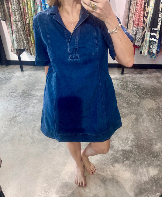 Denim Short Dress