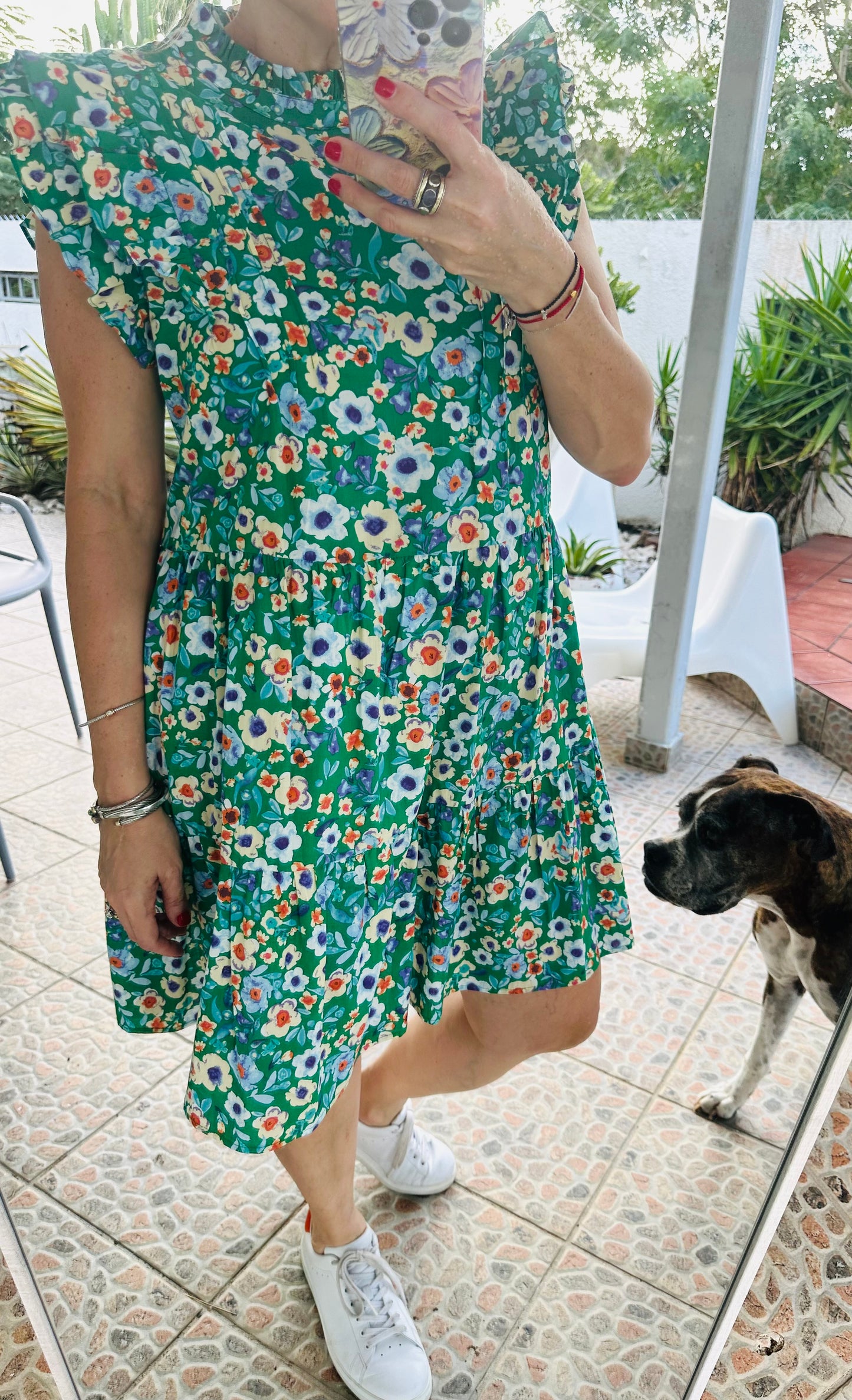 Floral Print Short Dress