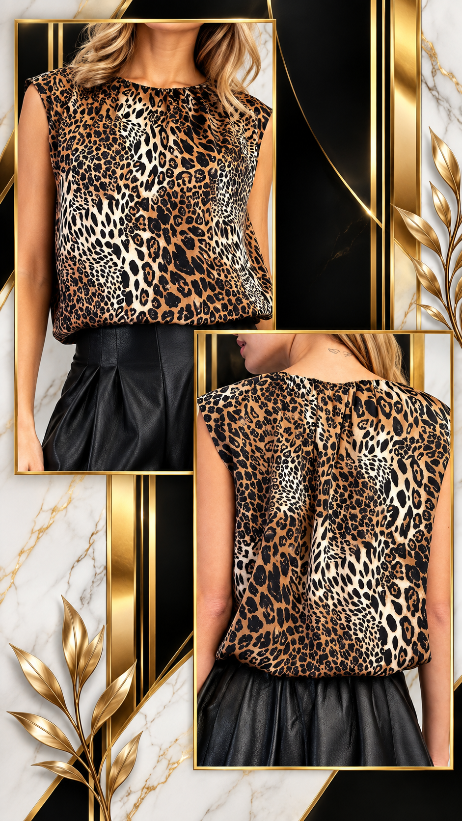 Leopard Pattern Blouse
