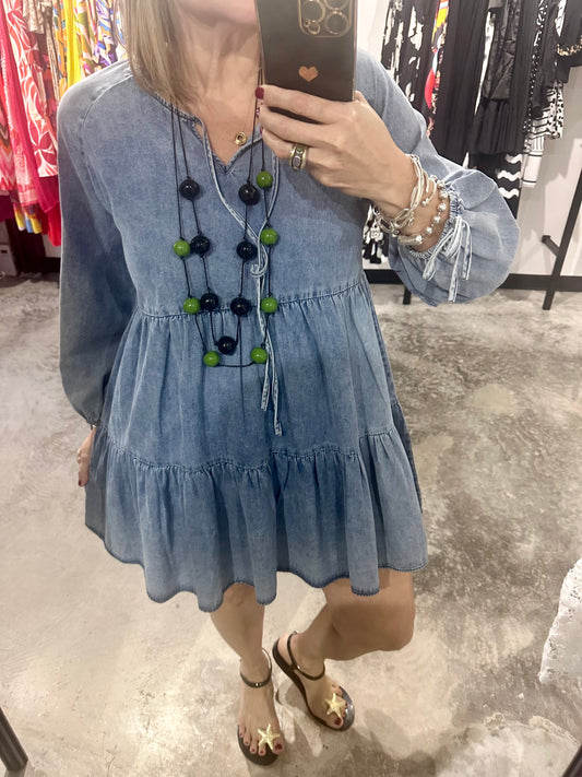 Denim Short Dress