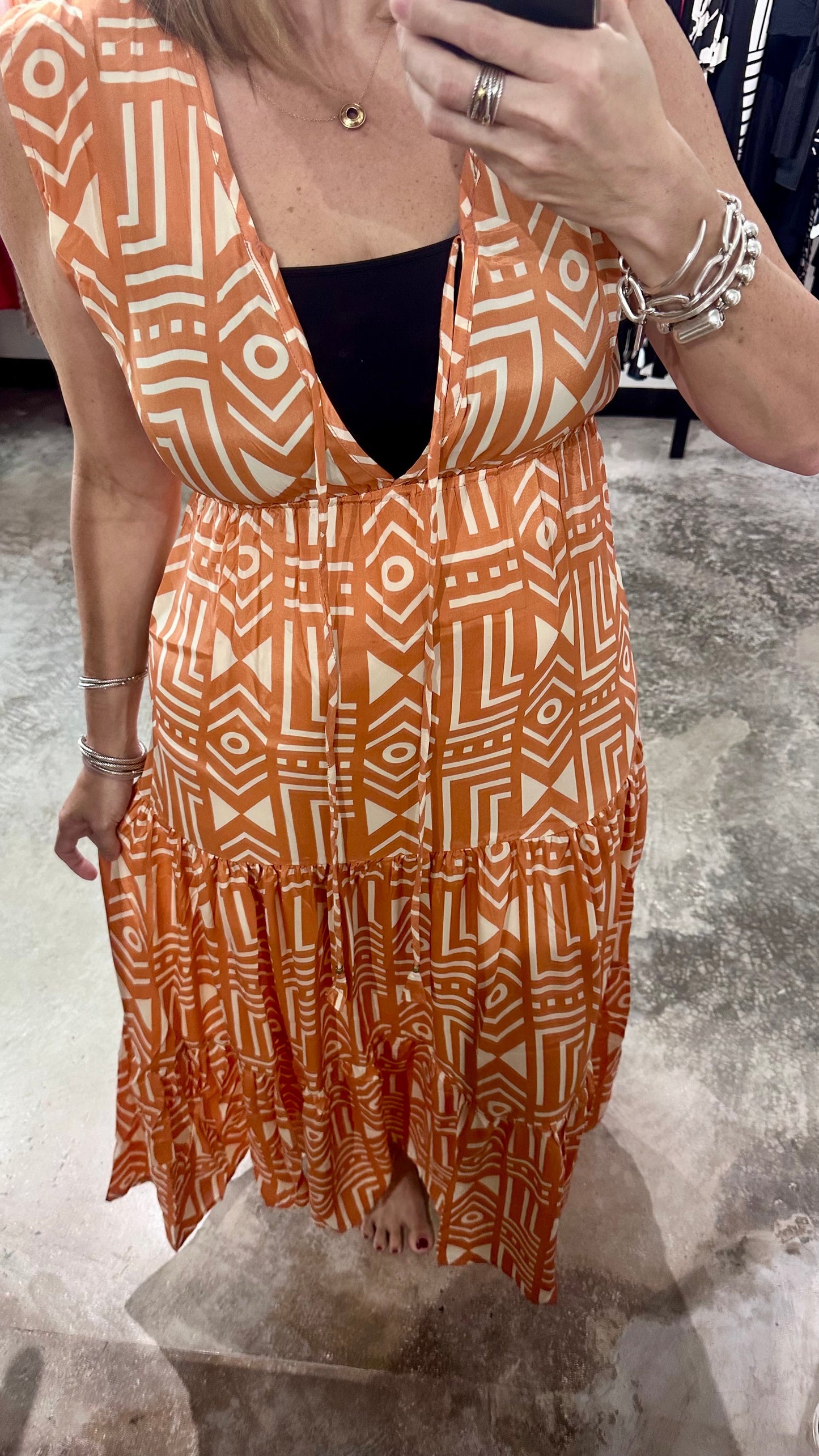 One Size Sleeveless Maxi Dress