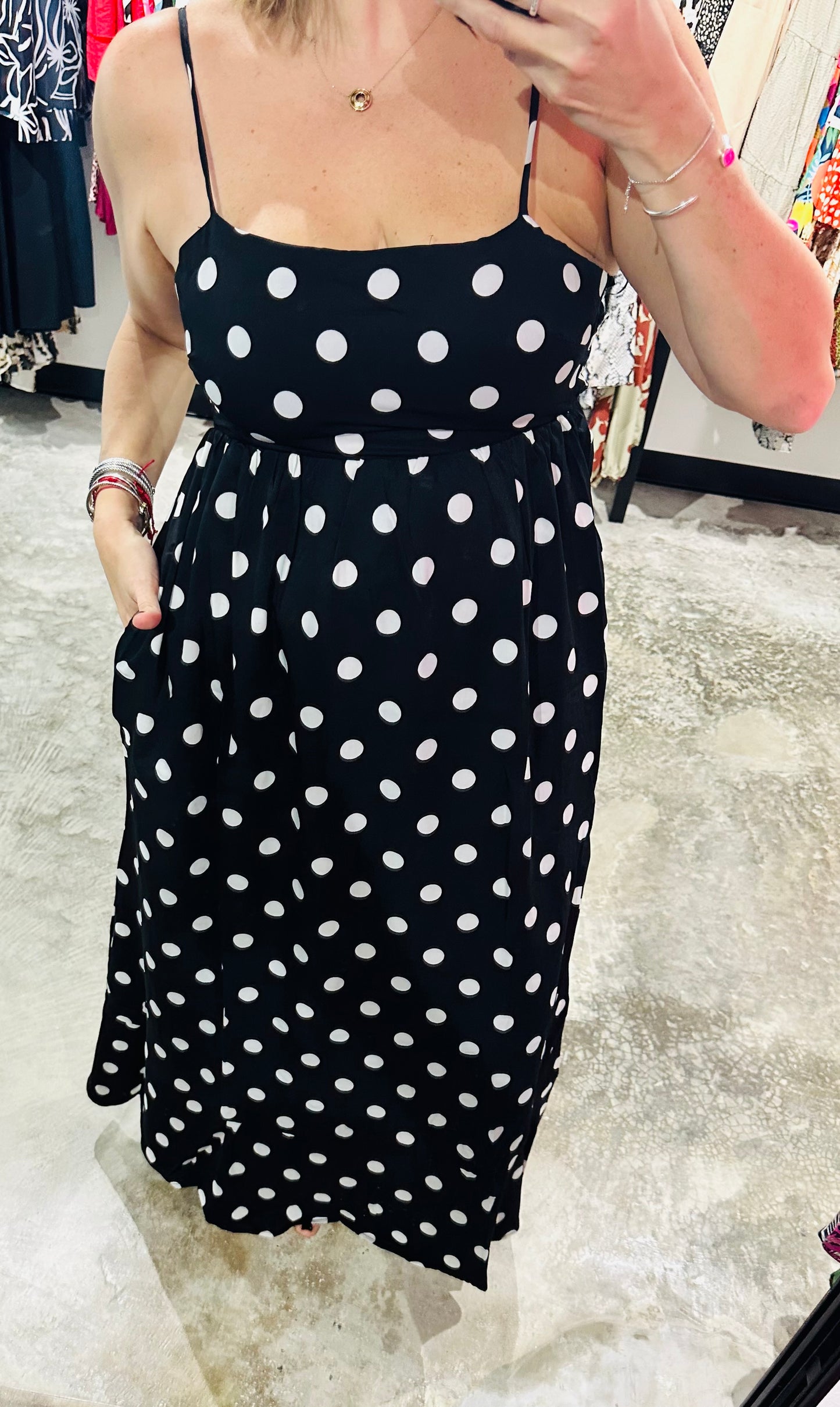 Polkadot  Maxi Dress