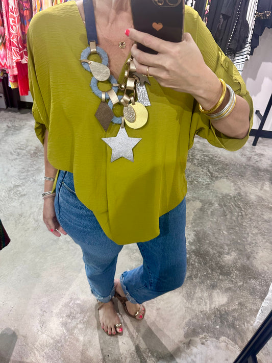 Avocado Oversized Top