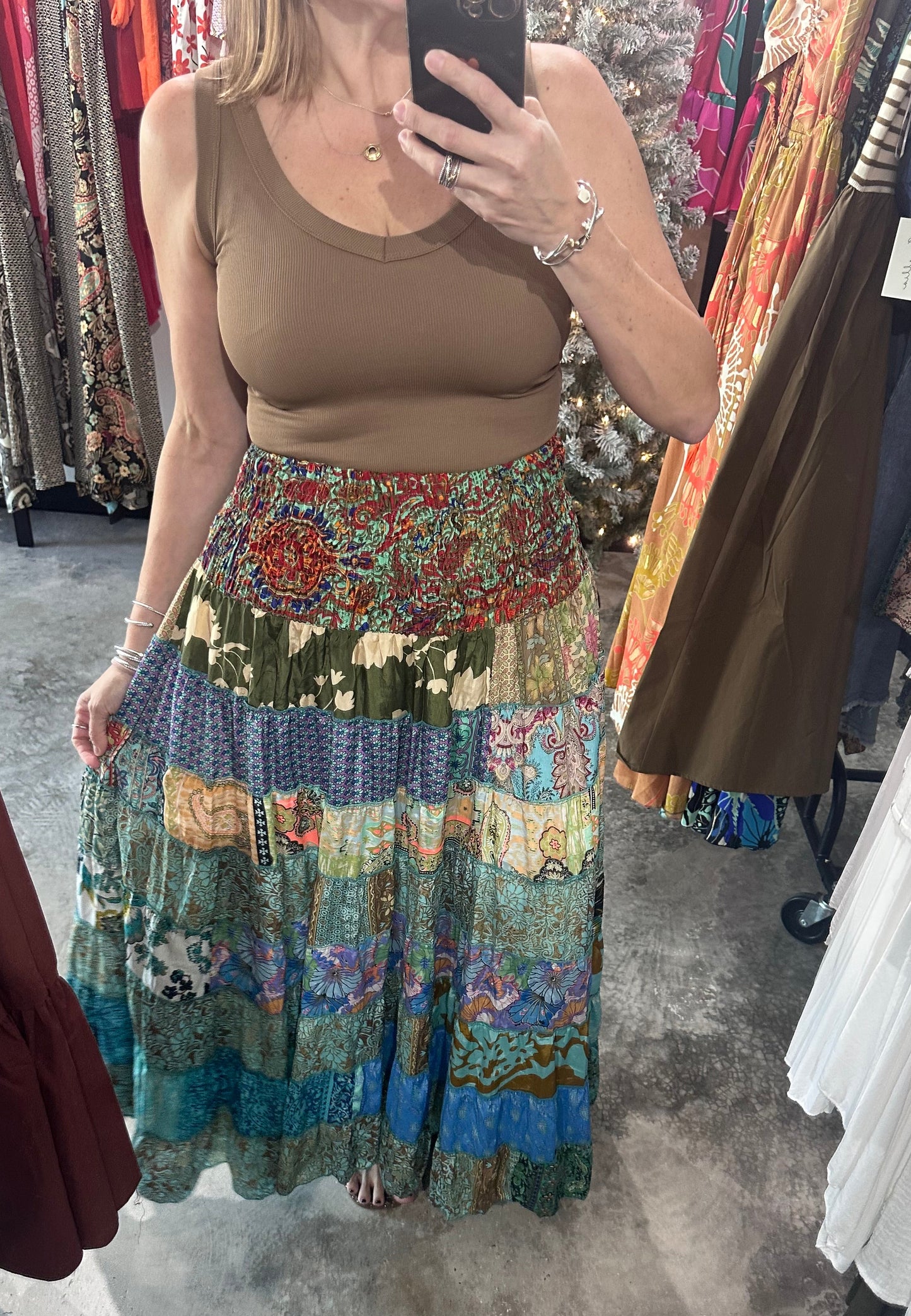 One Size Tiered Skirt