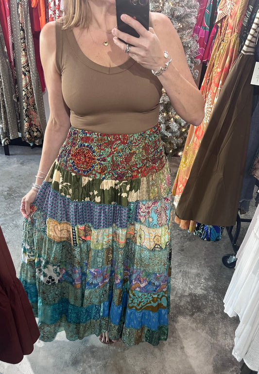 One Size Tiered Skirt