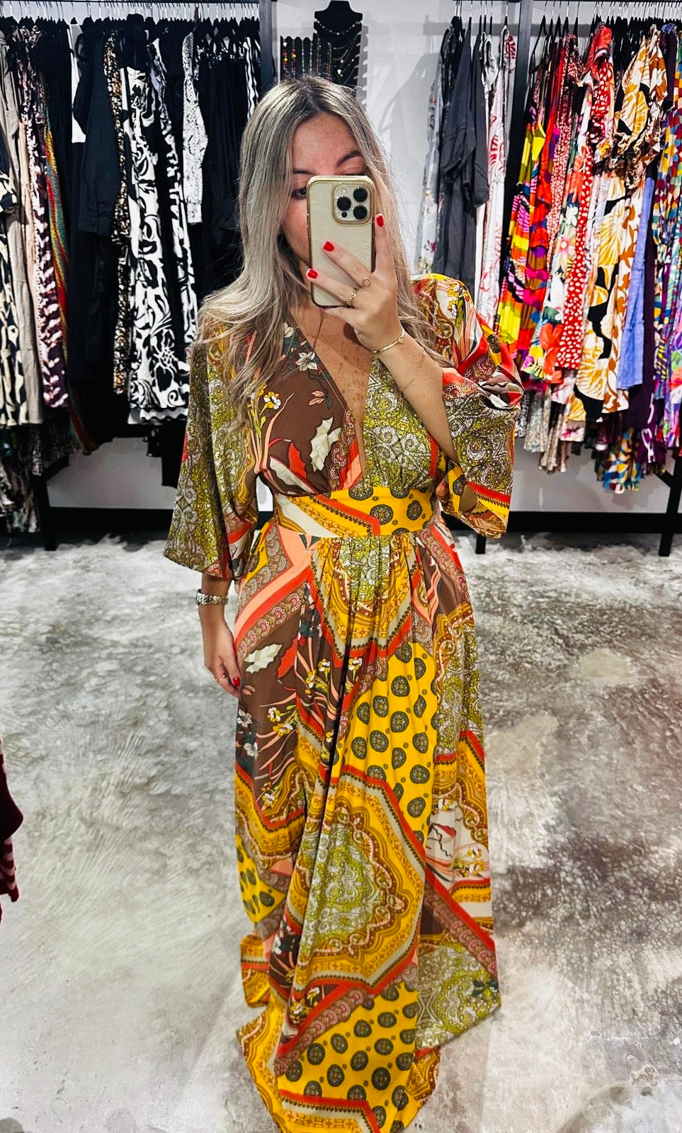 Kimono Maxi Dress