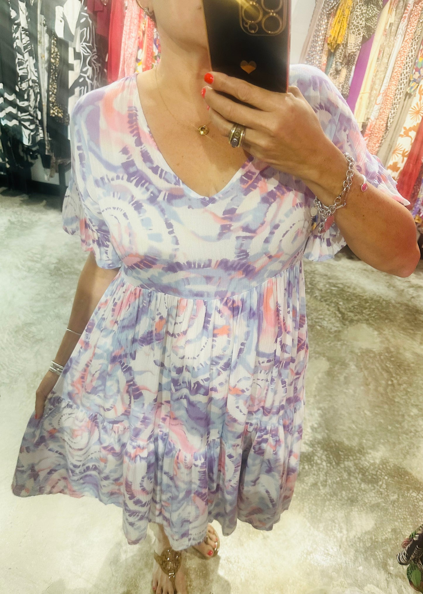 Tie Dye Short Dress