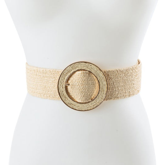 Boho Straw Paper Fashion Belt