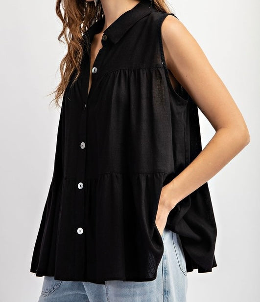 Tiered Loose Fit Top