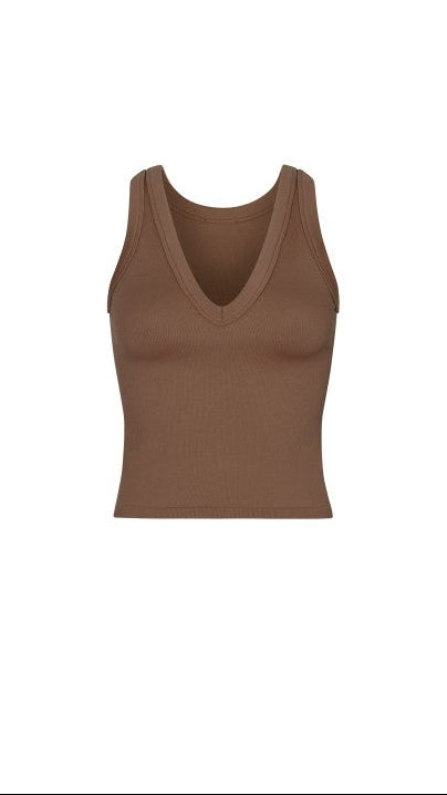 One Size - V Neck Basic Top