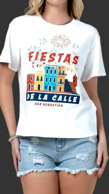 White Las Fiestas de San Sebastián Top