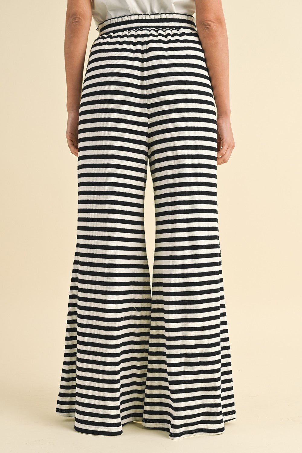 Stripe Wide Leg Palazzo Pant
