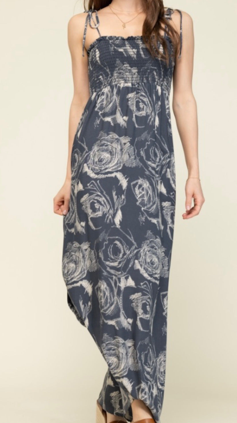 Charcoal Maxi Dress