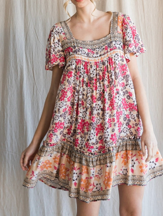 Print Short Dress