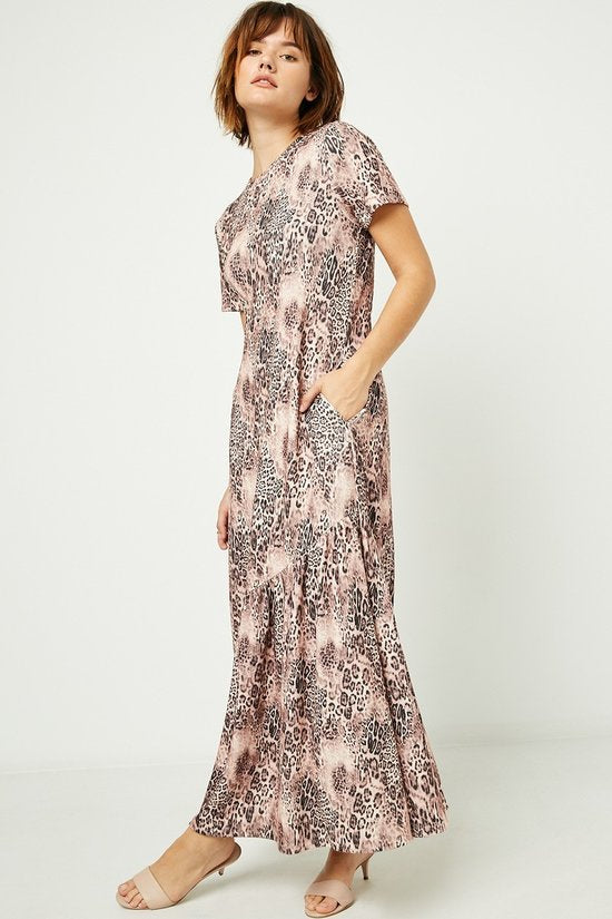 Maxi Animal Print Dress