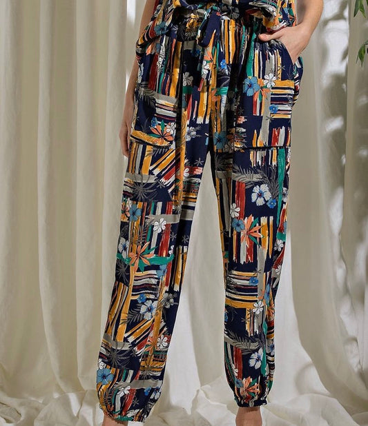 Tropical Jogger Pants