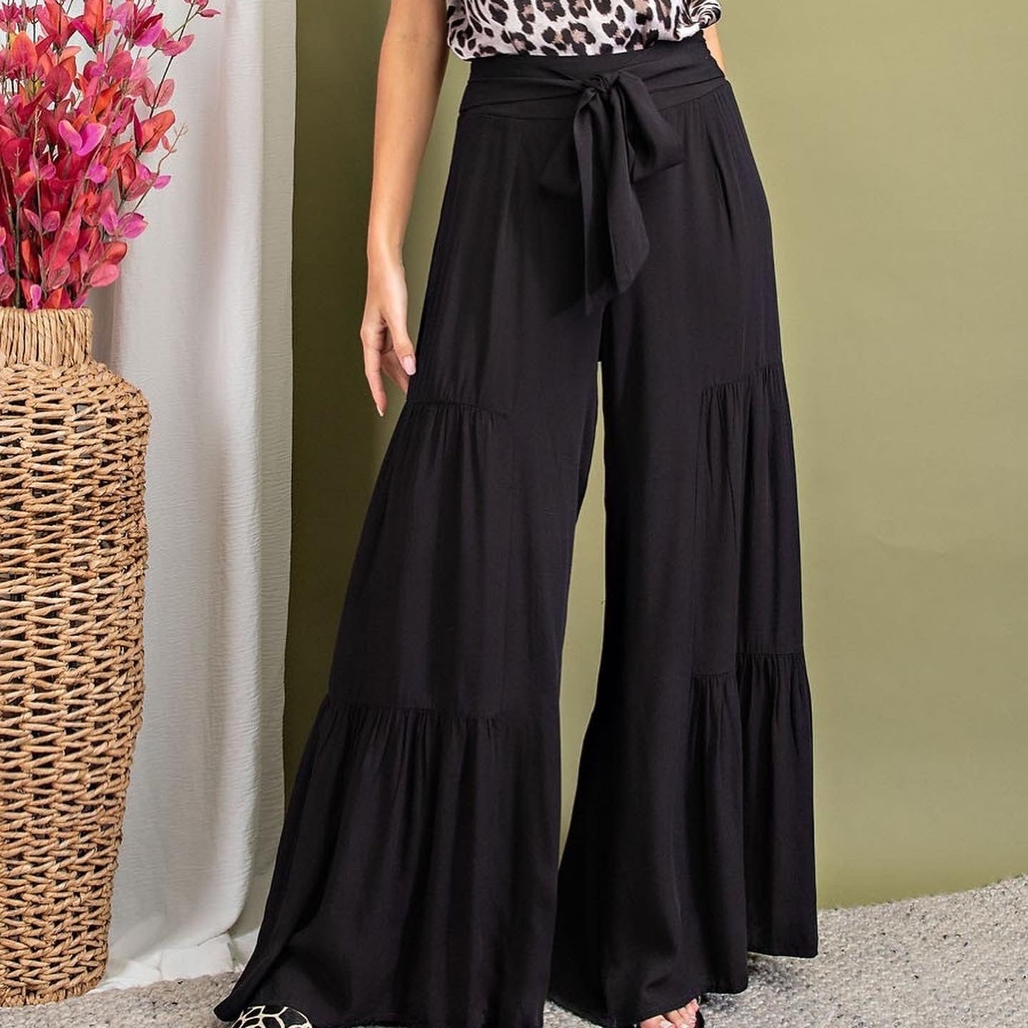 Tiered Wide Pants