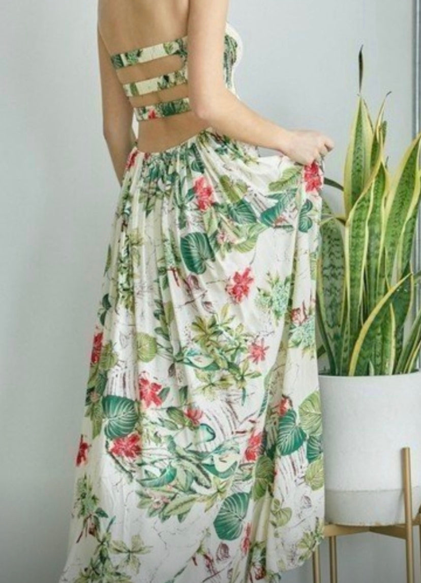 Strapless Maxi Dress