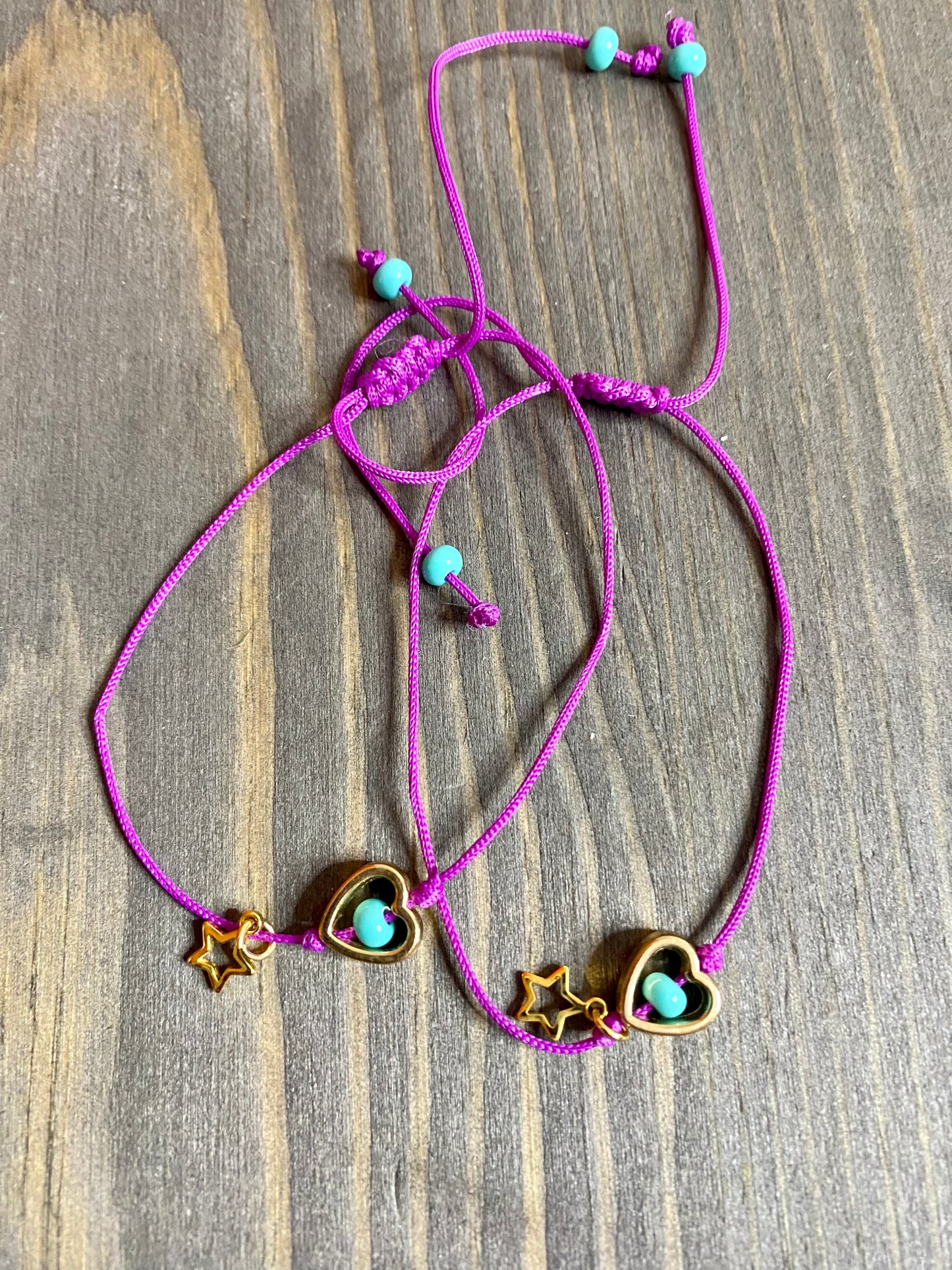 Pulseras - Amigas del ❤️ Hilo Magenta