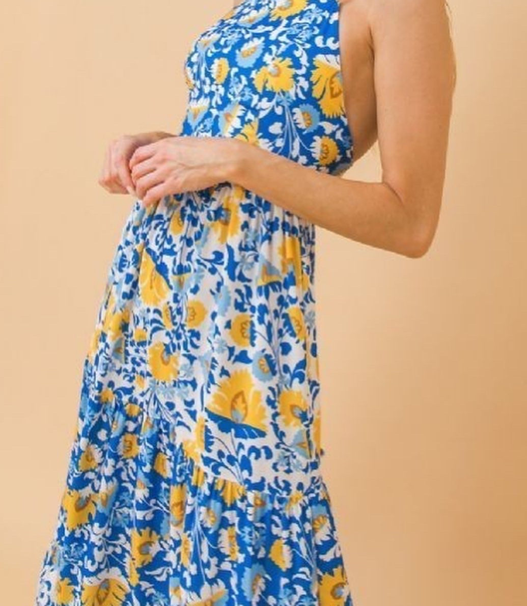 Blues & Yellow Maxi