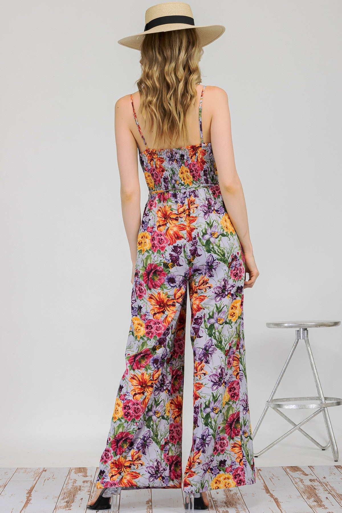 Flower Lavender Jumpsuit