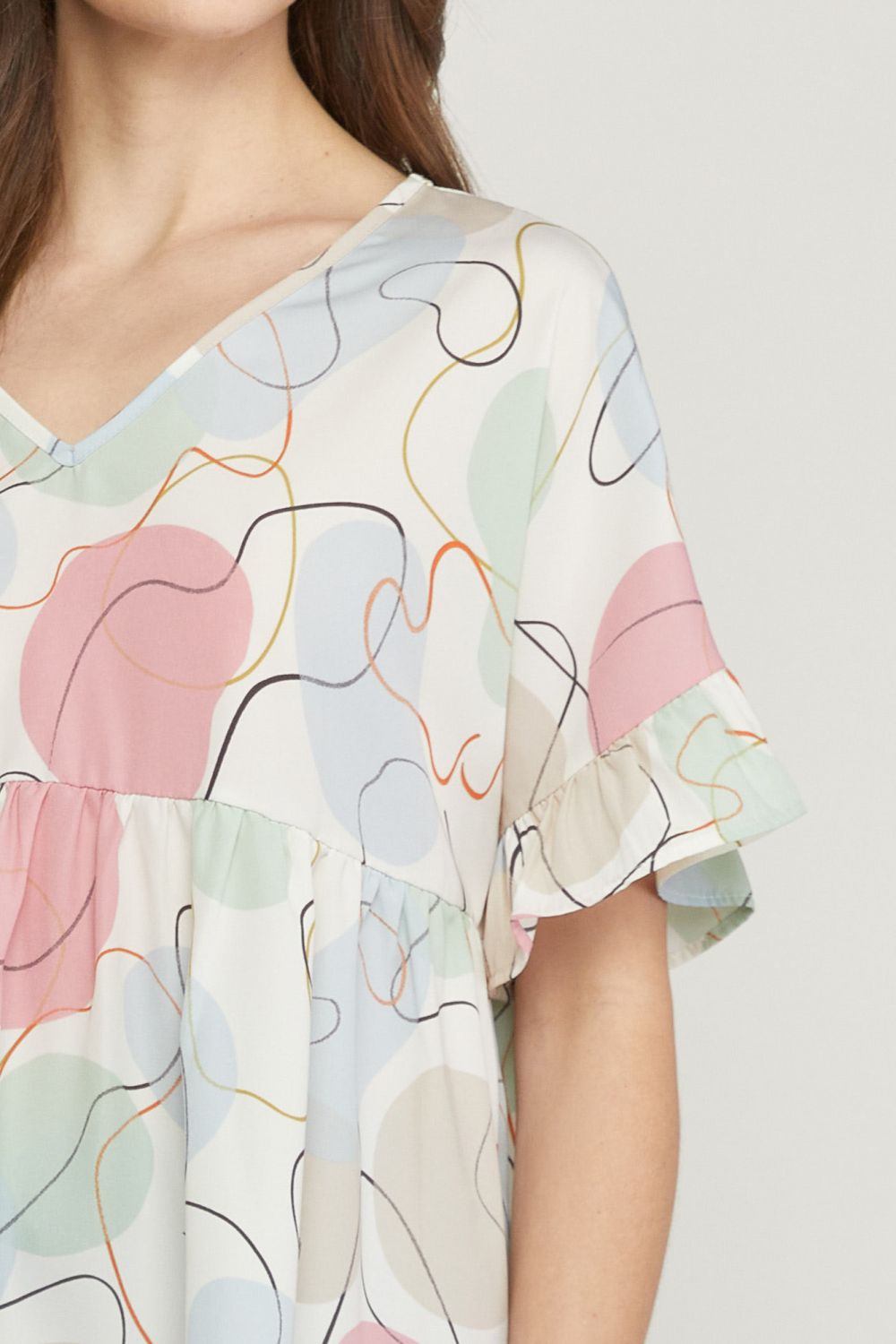 Abstract Print Top