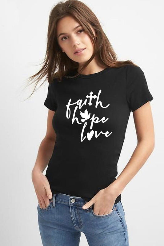 T-Shirt - Faith Hope Love