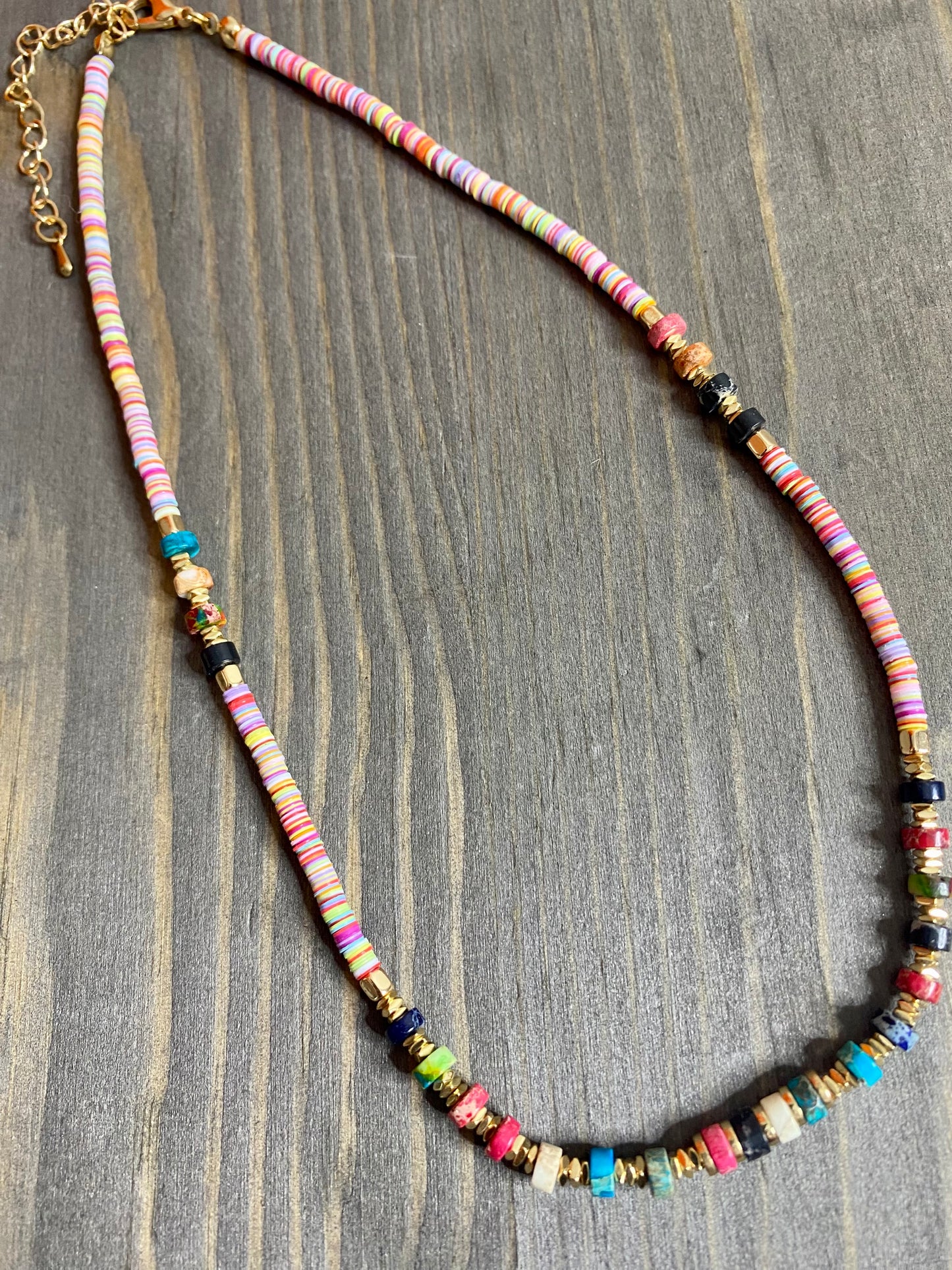 Collares - Multi Pink Short Necklace