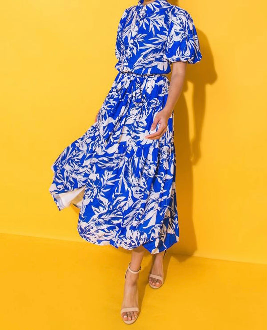 Small - Print Midi Dress