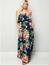 Off Shoulder Maxi Dress