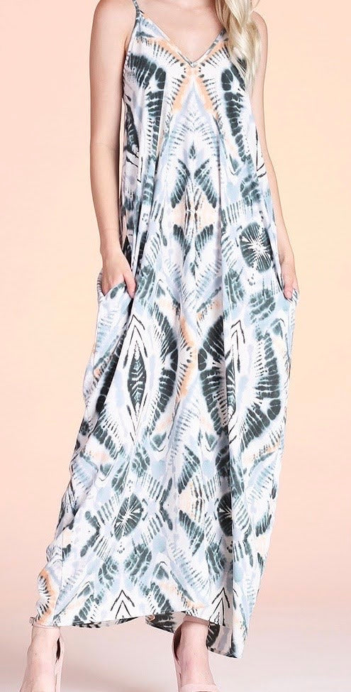 Cocoon Tie-Dye Maxi