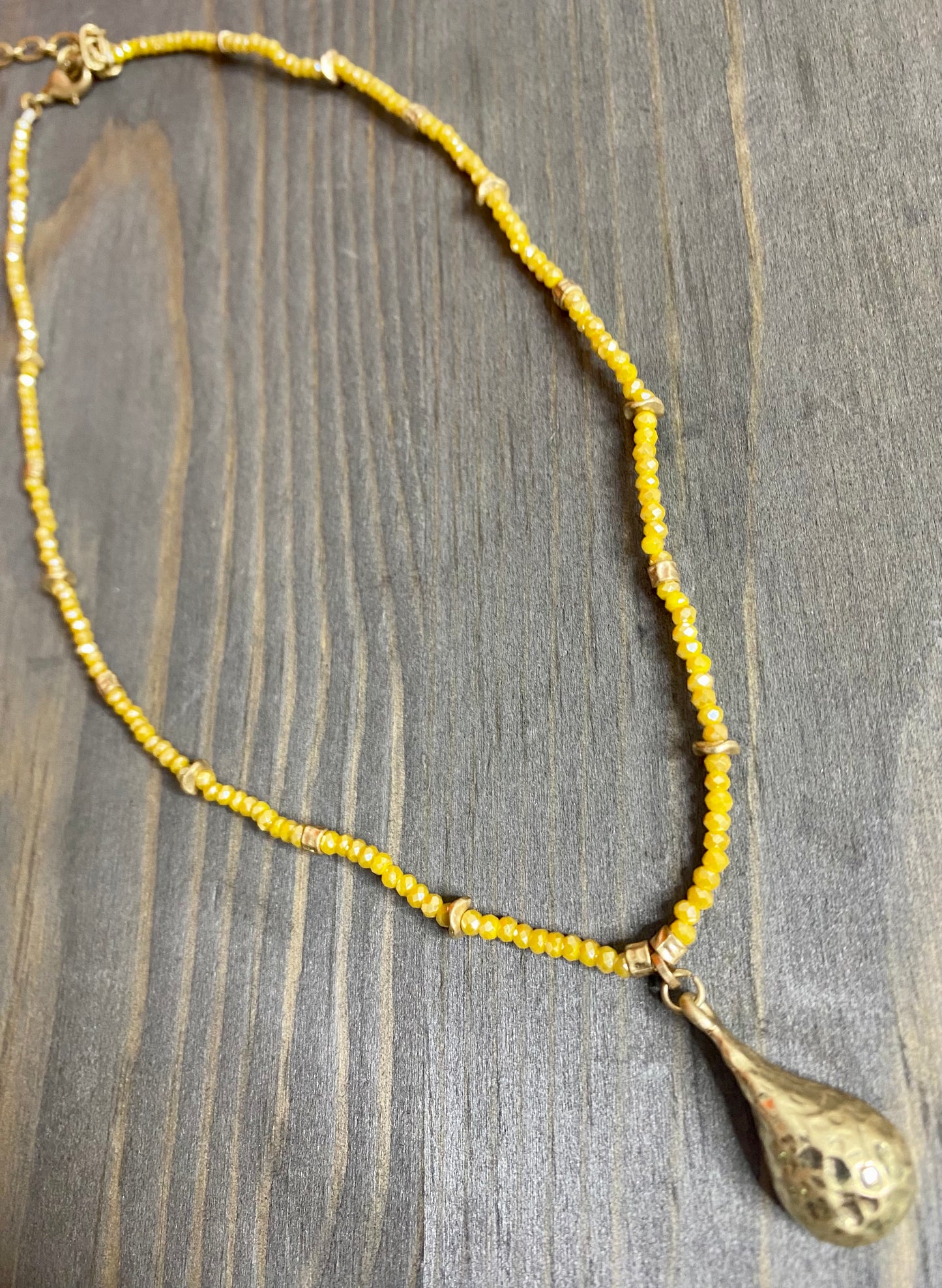 Collares - Gold Beads Necklace