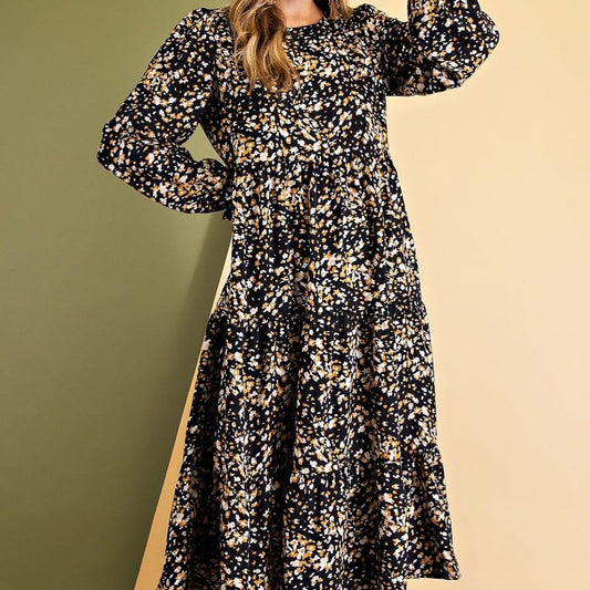 Small - Black Midi Dress