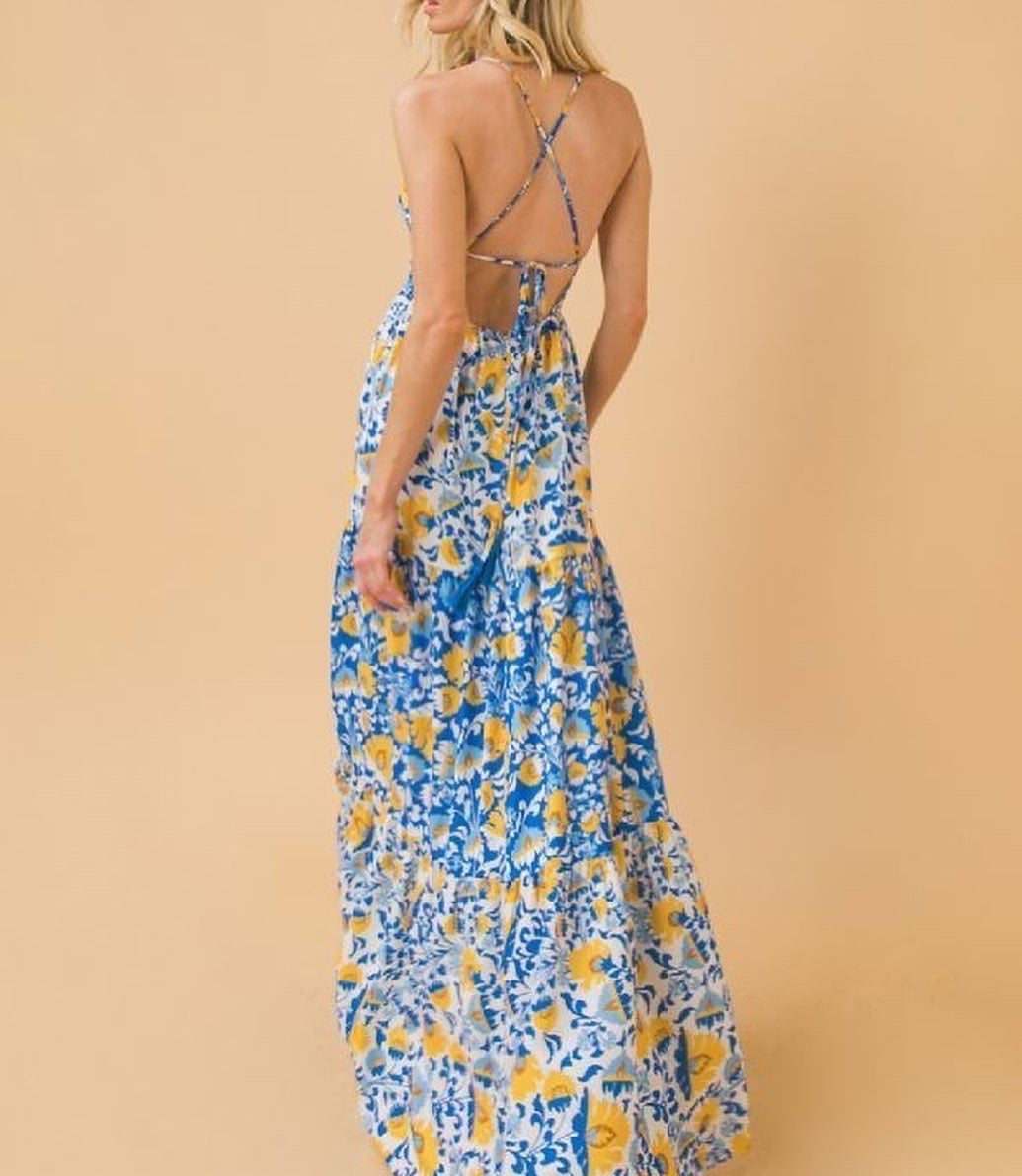 Blues & Yellow Maxi