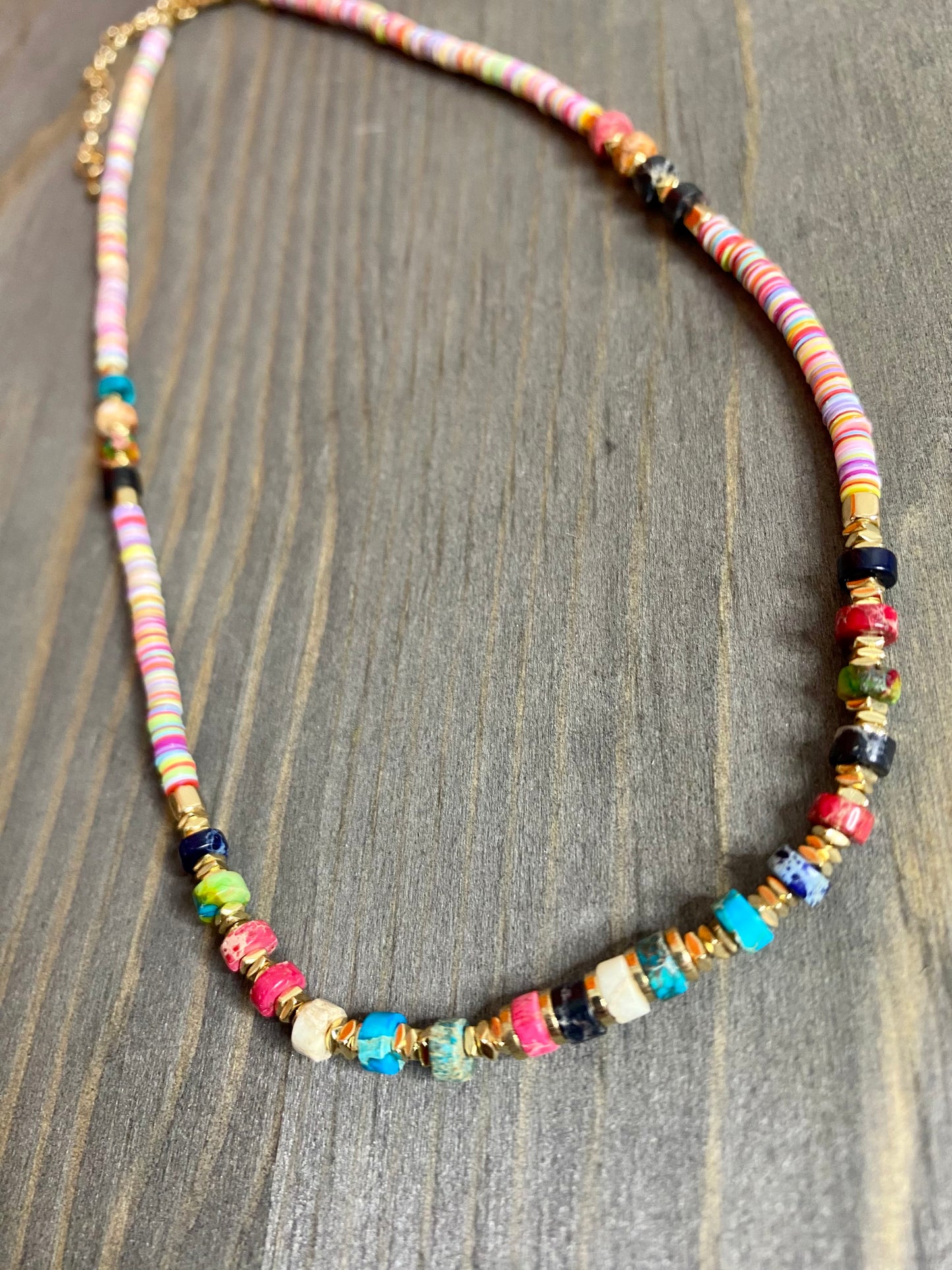 Collares - Multi Pink Short Necklace