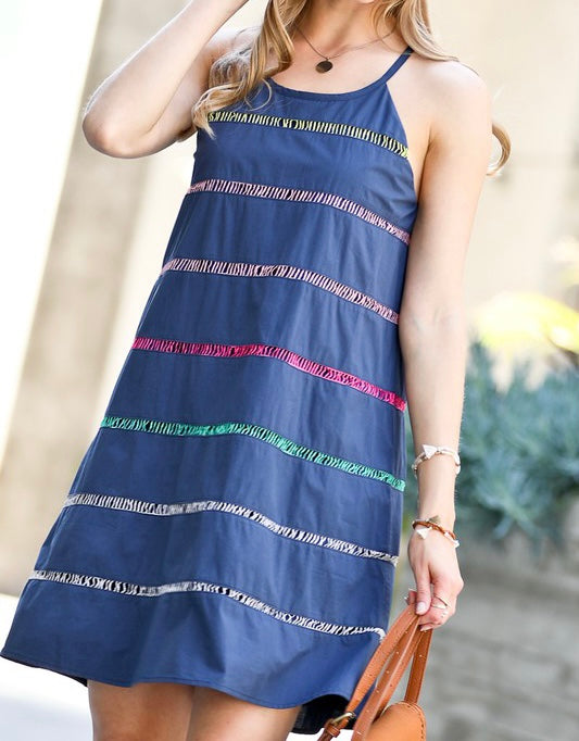 Multi Color Short Dress