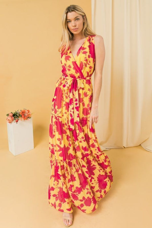 Small - Yellow Maxi Dress