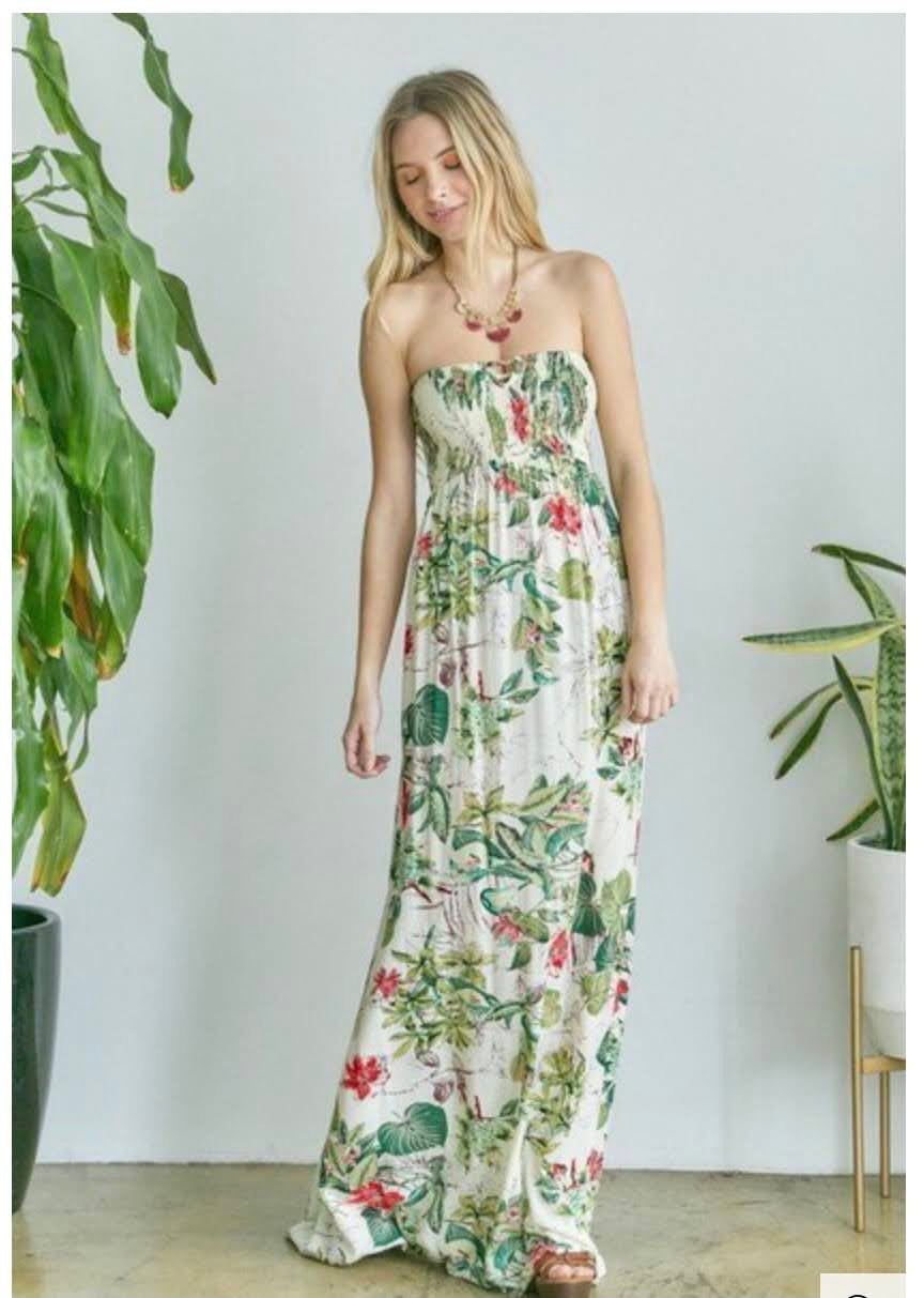 Strapless Maxi Dress