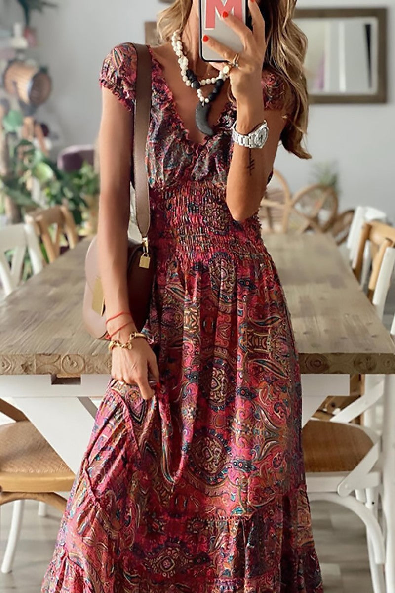 Paisley Maxi Dress