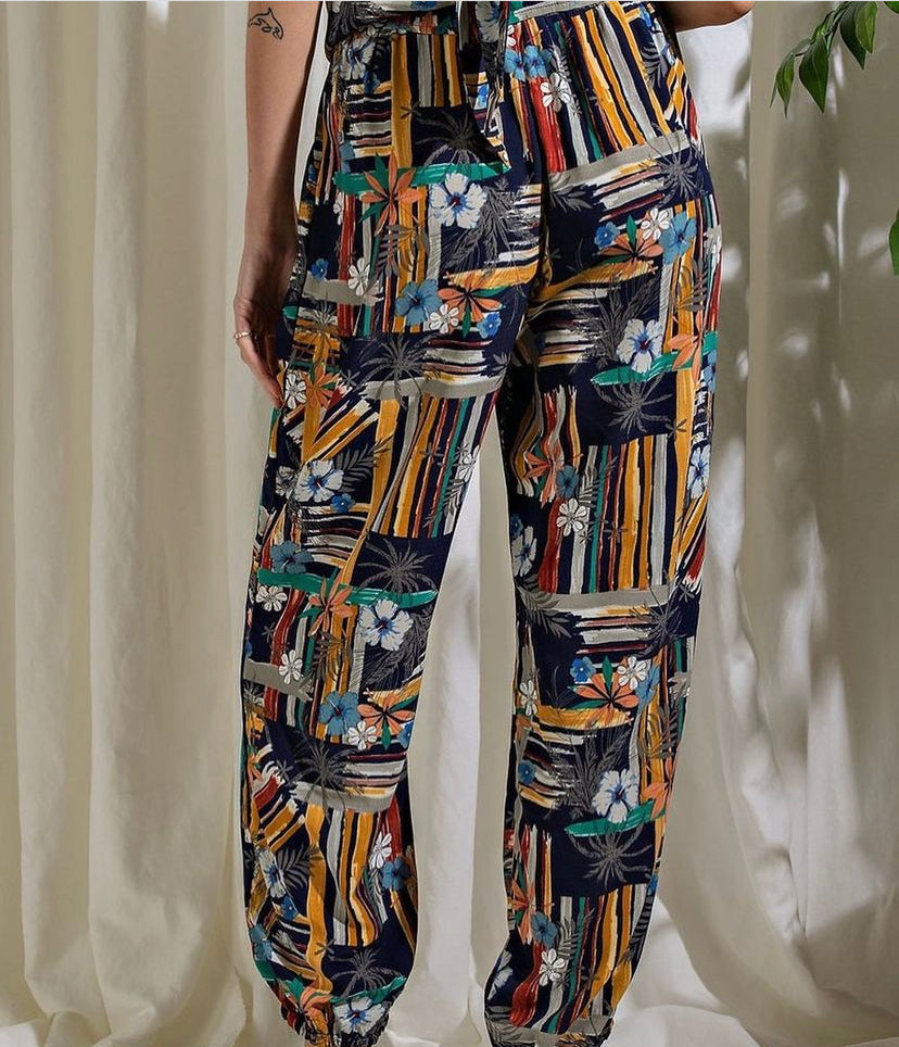 Tropical Jogger Pants