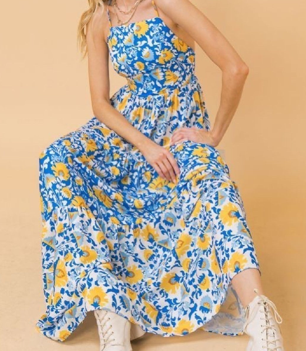 Blues & Yellow Maxi