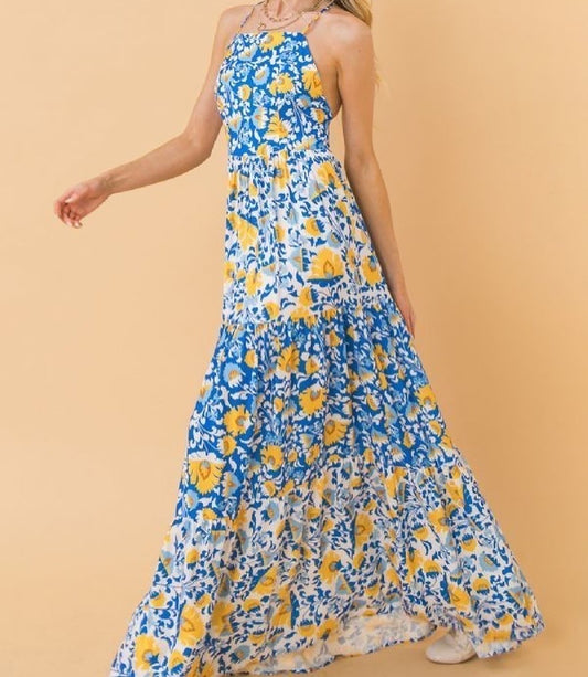 Blues & Yellow Maxi